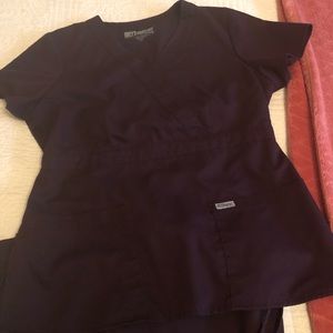 Deep Purple scrub set